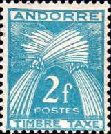 Andorre (F) Taxe N** Yv:34 Mi:34 Epis De Blé - Neufs