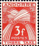 Andorre (F) Taxe N** Yv:35 Mi:35 Epis De Blé - Nuovi