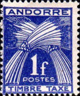 Andorre (F) Taxe N** Yv:33 Mi:33 Epis De Blé - Neufs