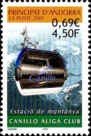 Andorre (F) Poste N** Yv:540 Mi:562 Canillo Aliga Club Estacio De Muntanya - Ungebraucht