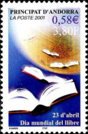 Andorre (F) Poste N** Yv:545 Mi:566 21 D'abril Dia Mondial Del Llibre - Unused Stamps
