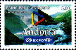 Andorre (F) Poste N** Yv:505 Mi:526 Andorra Expo'98 - Neufs