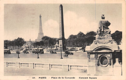75-PARIS PLACE DE LA CONCORDE-N°T5158-A/0039 - Sonstige & Ohne Zuordnung