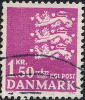 Danemark Poste Obl Yv: 409 Mi:402x Armoiries (Lign.Ondulées) - Usati