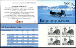 Danemark Carnet N** Yv:C1081 Mi:1078MH Europa Og Opdagelserne - Booklets