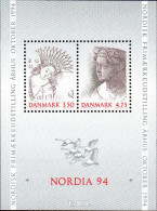 Danemark Bloc N** Yv: 9 Mi:8 Exposition Philatélique Nordia 94 - Blocks & Sheetlets