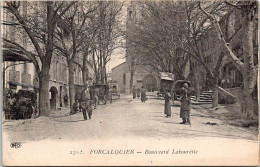 04 FORCALQUIER  - Boulevard Labourette - Forcalquier