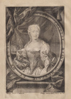 Marie Therese Reine D'Hongrie Et De Bohem - Maria Theresia (1717-1780) Königin Ungarn Bohemia Habsburg Böhme - Stiche & Gravuren