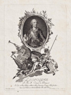 Leopoldus S. R. I. Comes De Daun - Leopold Joseph Von Daun (1705-1766) Fürst Von Deano Feldmarschall Feldherr - Stiche & Gravuren