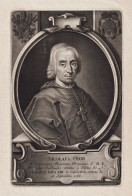 Nicolaus Oddi - Niccolo Oddi (1715-1767) Cardinal Perugia Arezzo Erzbischof Archbishop Italia Jesuit Portrait - Stiche & Gravuren