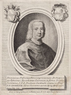 Dominicus Passionei Forosemproniensis Archipiscopus Ephesinus... - Domenico Silvio Passionei (1682-1761) Cardi - Estampes & Gravures