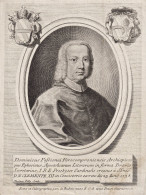 Dominicus Passionei Forosemproniensis Archipiscopus Ephesinus... - Domenico Silvio Passionei (1682-1761) Cardi - Stiche & Gravuren