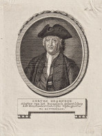 Steven Hogendijk - Steven Hoogendijk (1698-1788) Rotterdam Watch Instrument Maker Physicist Uhrmacher Instrume - Prenten & Gravure