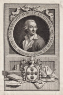 Messire Henri Van Der Noot... - Hendrik Van Der Noot (1731-1827) Avocat Ecrivain Revolution Brabant Portrait W - Stiche & Gravuren