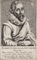 Aegidius Conincxloy, Antverpian. Pictor - Gilles Van Coninxloo (1544-1607) Flemish Painter Pittore Maler Antwe - Prenten & Gravure
