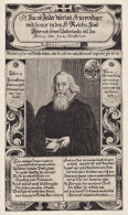 M. Jacob Zoller Diserzeit Früeprediger Und Senior In Des H. Reichs Statt Biberach... - Jacob Zoller (1569-165 - Estampes & Gravures