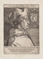 Albertus Mi Di Sa Sanc. Romanae... - Albrecht Van Brandenburg (1490-1545) Markgraf Hohenzollern Erzbischof V. - Prenten & Gravure