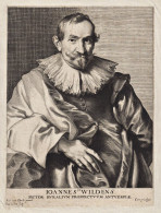 Joannes Wildens - Jan Wildens (1586-1653) Flemish Painter Maler Peintre Portrait - Estampes & Gravures