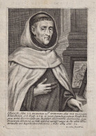 Effigies R. Adm. P. F. Michaelis A S.to Augustino, Alias Van Ballaer... - Michel De Saint-Augustin (1622-1684) - Estampas & Grabados
