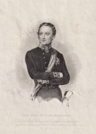 Carl Graf Zu Clam-Martinitz - Karl Clam-Martinic (1792-1840) Österreichischer Staatsmann Feldmarschalleutnant - Stiche & Gravuren