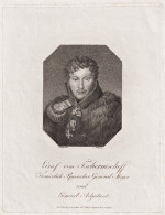 Graf Von Tschernischeff Kaiserlich Russischer General-Major... - Alexander Iwanowitsch Tschernyschow (1785-185 - Stiche & Gravuren