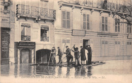 75-PARIS INONDATIONS 1910 RADEAU QUAI DE BILLY-N°T5159-A/0193 - Sonstige & Ohne Zuordnung
