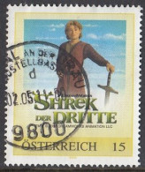 AUSTRIA 43,personal,used,hinged,Shrek - Personalisierte Briefmarken