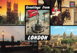 ROYAUME UNI - London - Greetings From London - Multivues - Colorisé - Carte Postale - Other & Unclassified