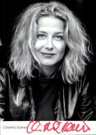CPA Schauspielerin Christina Rainer, Portrait, Autogramm - Schauspieler