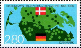 Danemark Poste N** Yv: 832 Mi:829 Déclaration Bonn-Copenhague - Unused Stamps