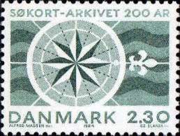 Danemark Poste N** Yv: 806 Mi:802 Bicentenaire Du Département Hydrographique - Unused Stamps