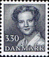 Danemark Poste N** Yv: 800 Mi:794 Margrethe II De Face - Ungebraucht