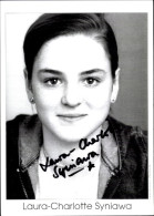CPA Schauspielerin Laura-Charlotte Syniawa, Portrait, Autogramm - Actors