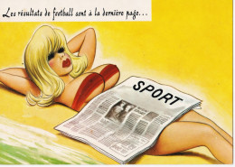 Les Résultats De Football Sont à La Dernière Page - Humour