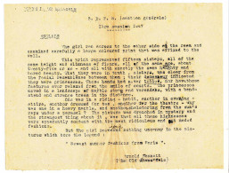 Texte De L'épreuve D'anglais Du B.E.P.S. (section Générale) 1ère Session 1947 De L'Académie De Grenoble - Diplomas Y Calificaciones Escolares