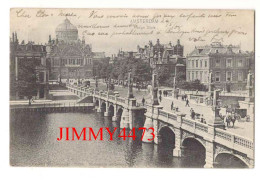 CPA - AMSTERDAM En 1905 - Hooge Sluis ( Pont Bien Animé ) - Amsterdam