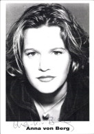 CPA Schauspielerin Anna Von Berg, Portrait, Autogramm - Schauspieler