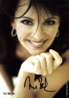 CPA Schauspielerin Iris Berben, Portrait, Autogramm - Attori