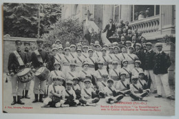 Cpa PERPIGNAN Société De Gymnastique La Roussillonaise Avec Le Comité D'initiative De Vernet Les Bains - BL64 - Perpignan