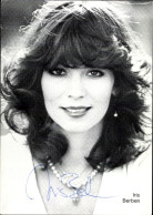 CPA Schauspielerin Iris Berben, Portrait, Autogramm - Schauspieler