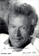 CPA Schauspieler Gunther Beth, Portrait, Autogramm - Actors