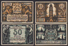 Niedersachsen - Göttingen Handelskammer 25 + 50 Pfennig  Notgeld   (17881 - Otros & Sin Clasificación