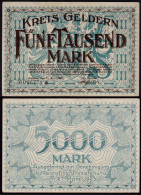 Rheinland - Geldern Kreis Kleve 5000 Mark 15-4-1923 VF+  (15373 - Altri & Non Classificati
