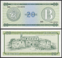 Kuba - Cuba 20 Peso Foreign Exchange Certificates 1985 Pick FX9 UNC (1)  (25715 - Autres - Amérique