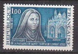 M3446 - FRANCE Yv N°1737 ** Sainte Thérèse De L'Enfant-Jésus - Unused Stamps