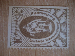 Deutsche Lebensrettungs Gesellschaft E.D. 10 Spende German Life Saving Society Local Private Revenue Stamp GERMANY - Autres & Non Classés