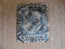 BRAUNSCHWEIG 1895 10 Pf Imperforated Michel 68 Privat Private Local Stamp GERMANY Slight Faults - Privatpost