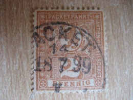 BERLIN Packetfahrt Berliner Aktien 2 Pf Privat Private Local Stamp GERMANY Slight Faults - Private & Lokale Post