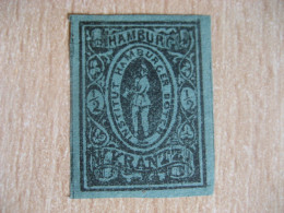 HAMBURG 1863 W. Krantz Michel A6 Boten Marken Privat Private Local Stamp GERMANY - Private & Lokale Post