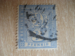 BERLIN Packetfahrt Berliner Aktien 3 Pf Privat Private Local Stamp GERMANY Slight Faults - Private & Local Mails